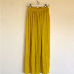 Forever 21 long yellow skirt